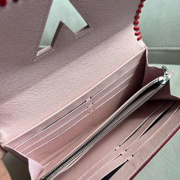 🛑SOLD🛑 Louis Vuitton Long Wallet Epi Portefeuille Twist Pink - Picture 8 of 11